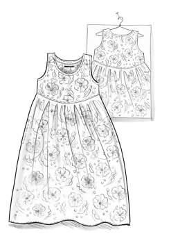 Kleid „Öst“ aus Bio-Baumwollgewebe