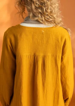 Künstlerbluse „Asta“ aus Leinengewebe