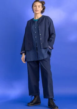 Künstlerbluse „Asta“ aus Leinengewebe