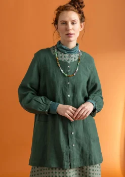 Künstlerbluse „Asta“ aus Leinengewebe