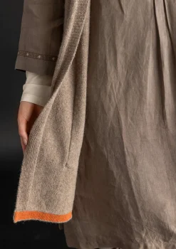 Langstrickjacke aus Alpakagemisch