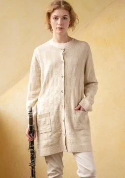 Langstrickjacke „Capella“ aus Lammwolle