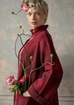 Langstrickjacke „Eckerö“ aus Space-Dye-Wolle