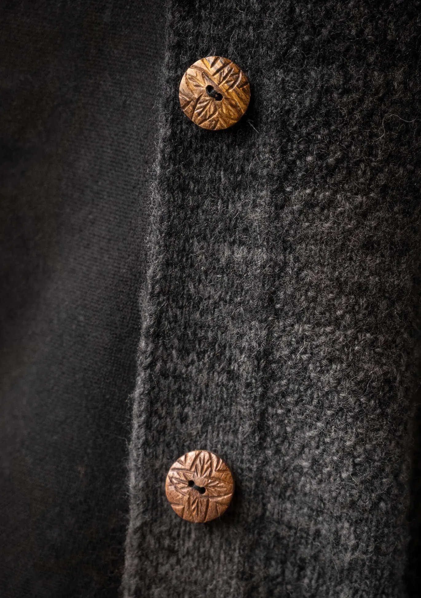 Langstrickjacke „Eckerö“ aus Space-Dye-Wolle