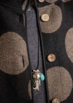 Mantel „Stone“ aus Wollmischgewebe