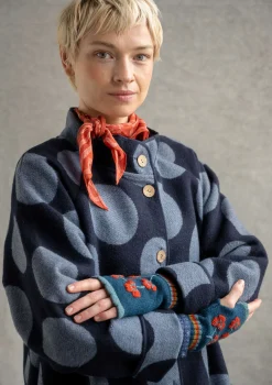 Mantel „Stone“ aus Wollmischgewebe