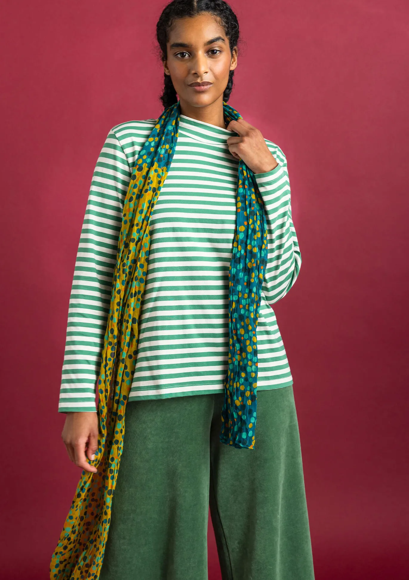 Schal „Hedda“ aus Bio-Baumwolle