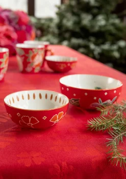 Schale „Fruits“ aus Keramik, 2er-Set