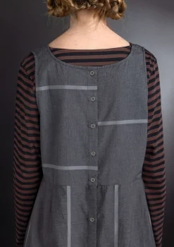 Schürzenkleid „Ava“ aus Bio-Baumwollgewebe