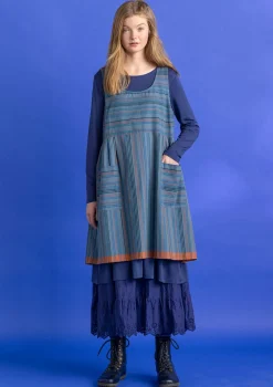 Schürzenkleid „Ava“ aus Bio-Baumwollgewebe