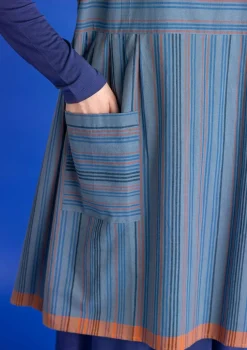 Schürzenkleid „Ava“ aus Bio-Baumwollgewebe