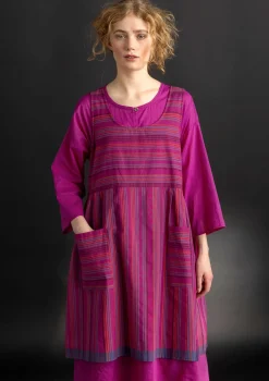 Schürzenkleid „Ava“ aus Bio-Baumwollgewebe