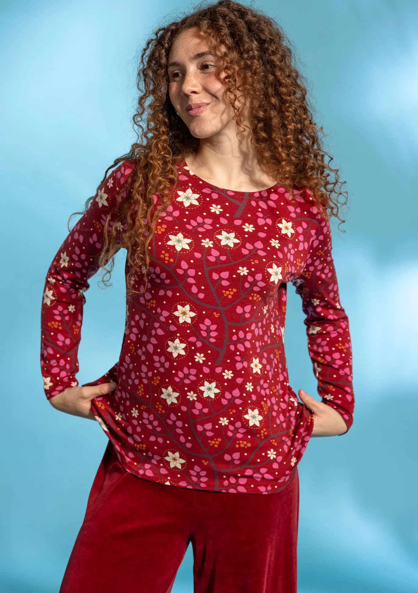 Shirt „Rimfrost“ aus Lyocell/Elasthan