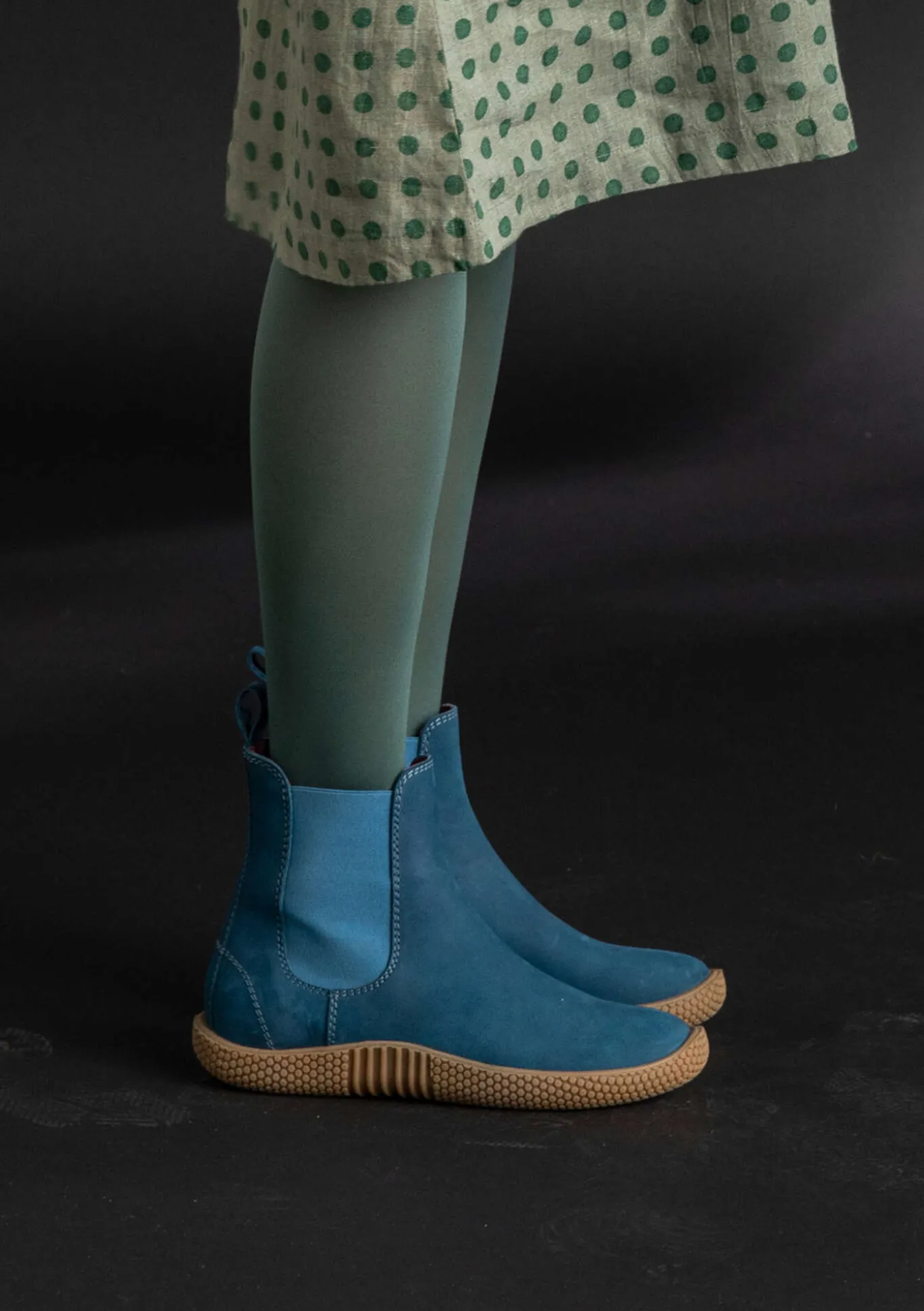 Stiefeletten aus Nubukleder