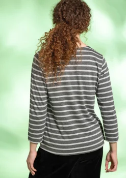 Streifenshirt aus Bio-Baumwolle/Modal
