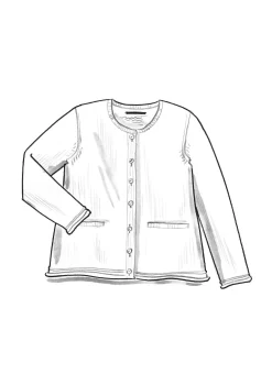 Strickjacke aus Alpakagemisch