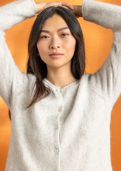 Strickjacke aus Alpakagemisch