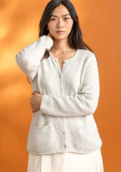 Strickjacke aus Alpakagemisch