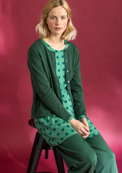 Strickjacke aus Bio-/Recycling-Baumwolle