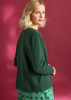 Strickjacke aus Bio-/Recycling-Baumwolle