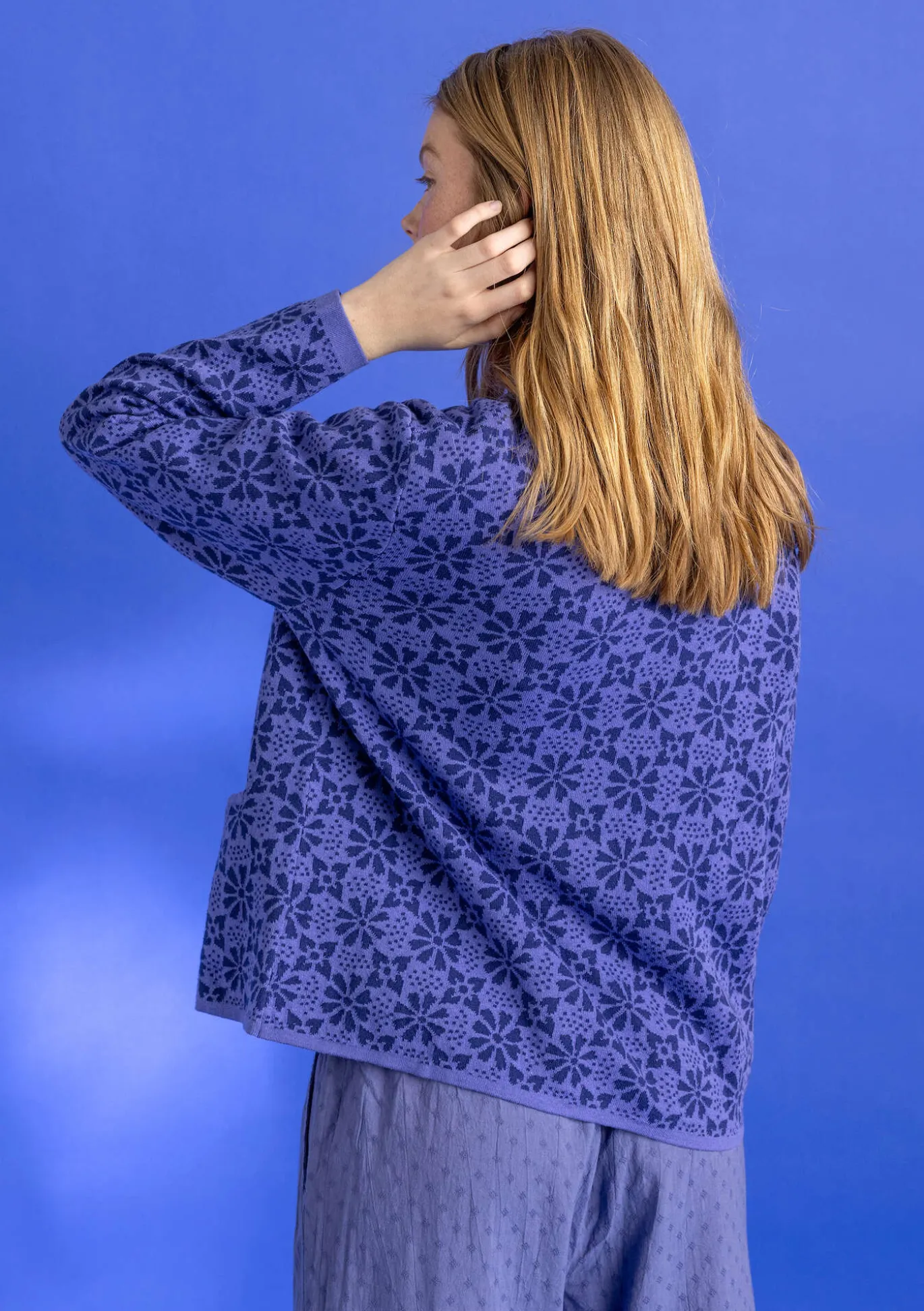 Strickjacke „Freja“ aus Bio-/Recycling-Baumwolle