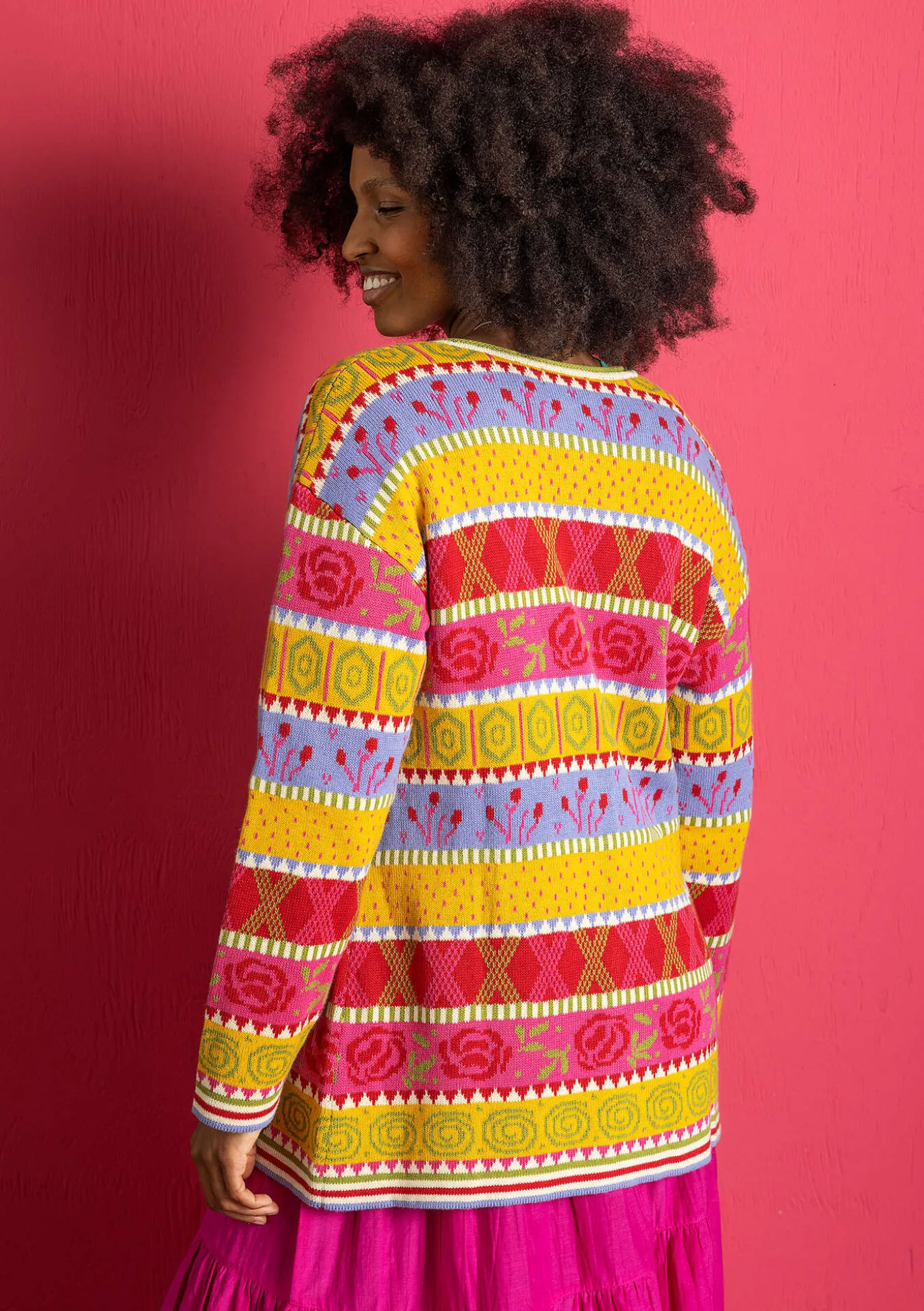 Strickjacke „Klara“ aus Bio-/Recycling-Baumwolle