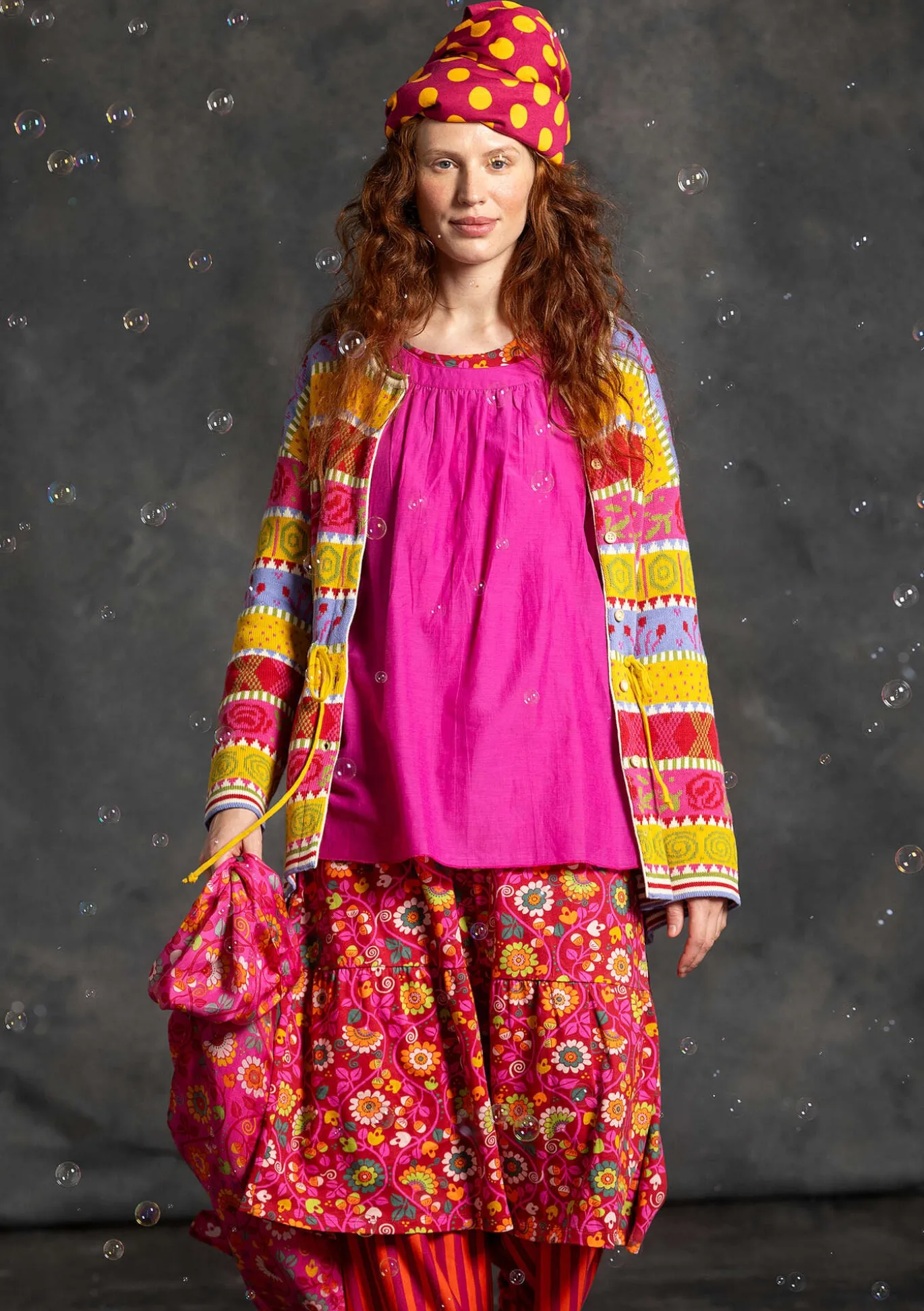 Strickjacke „Klara“ aus Bio-/Recycling-Baumwolle