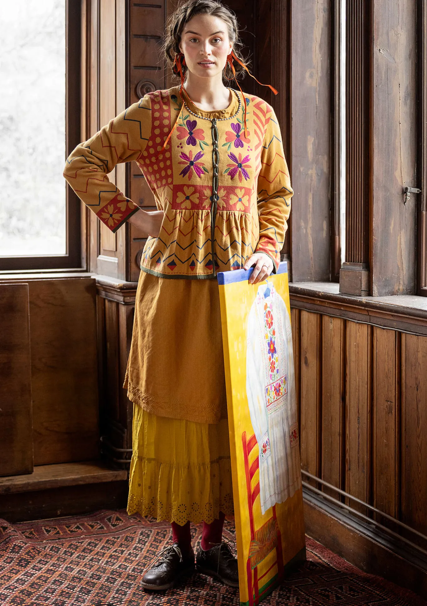 Strickjacke „Maria“ aus Bio-/Recycling-Baumwolle