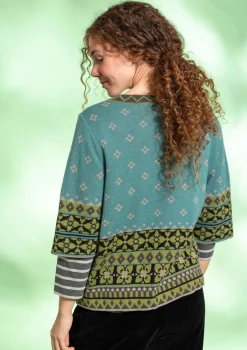 Strickjacke „Noon“ aus Wolle/Lyocell