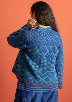 Strickjacke „Viktoria“ aus Baumwolle/Lammwolle