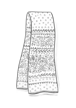 Strickschal „Borealis“ aus Bio- und Recycling-Baumwolle/Wolle