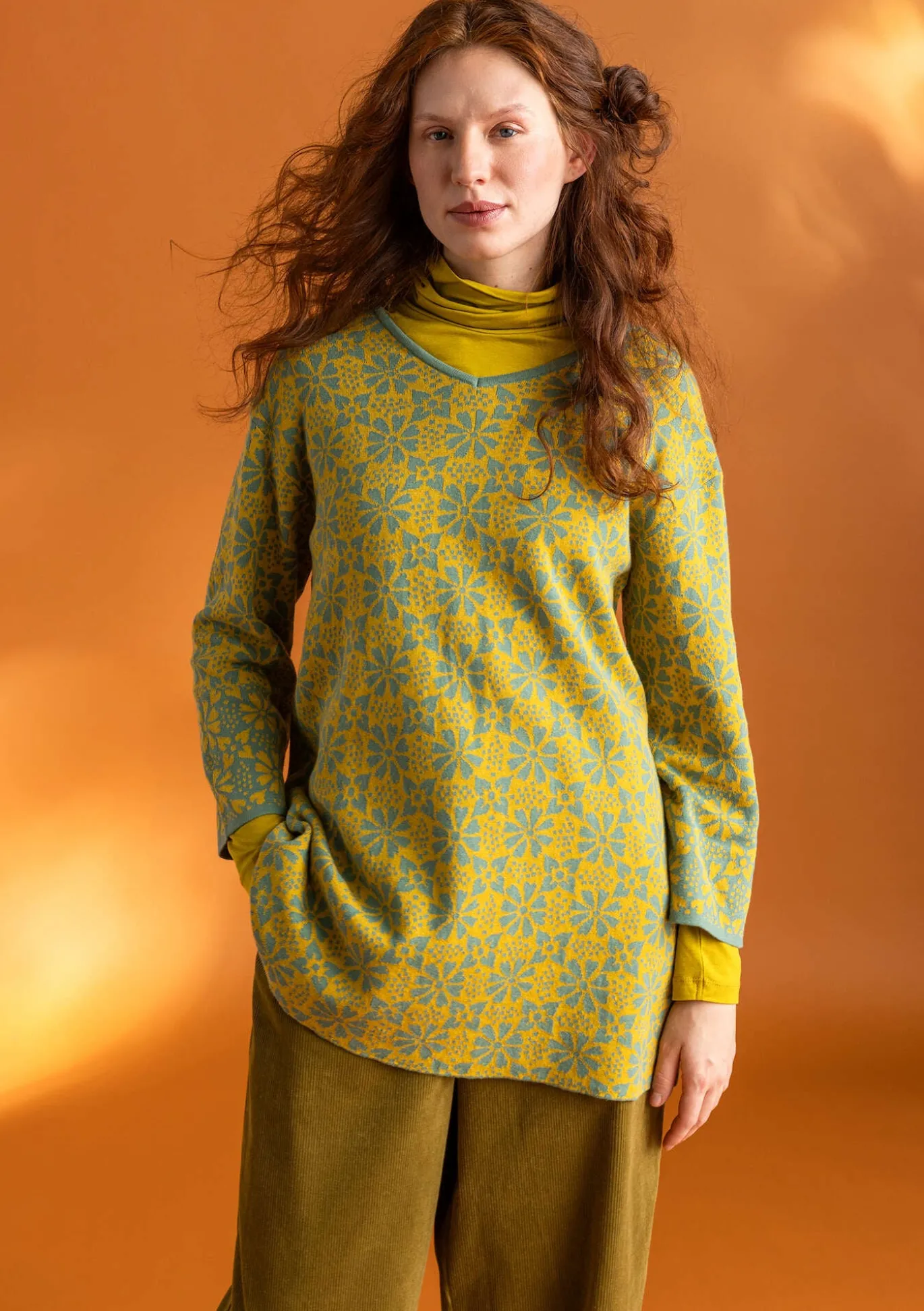 Stricktunika „Freja“ aus Bio-/Recycling-Baumwolle