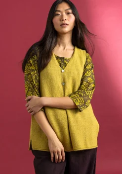 Strickweste aus Alpakagemisch