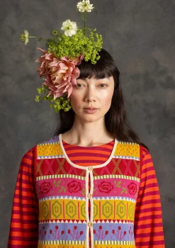 Strickweste „Klara“ aus Bio-/Recycling-Baumwolle