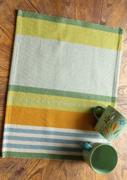 Tischset „Wild rose“ aus Bio-Baumwolle