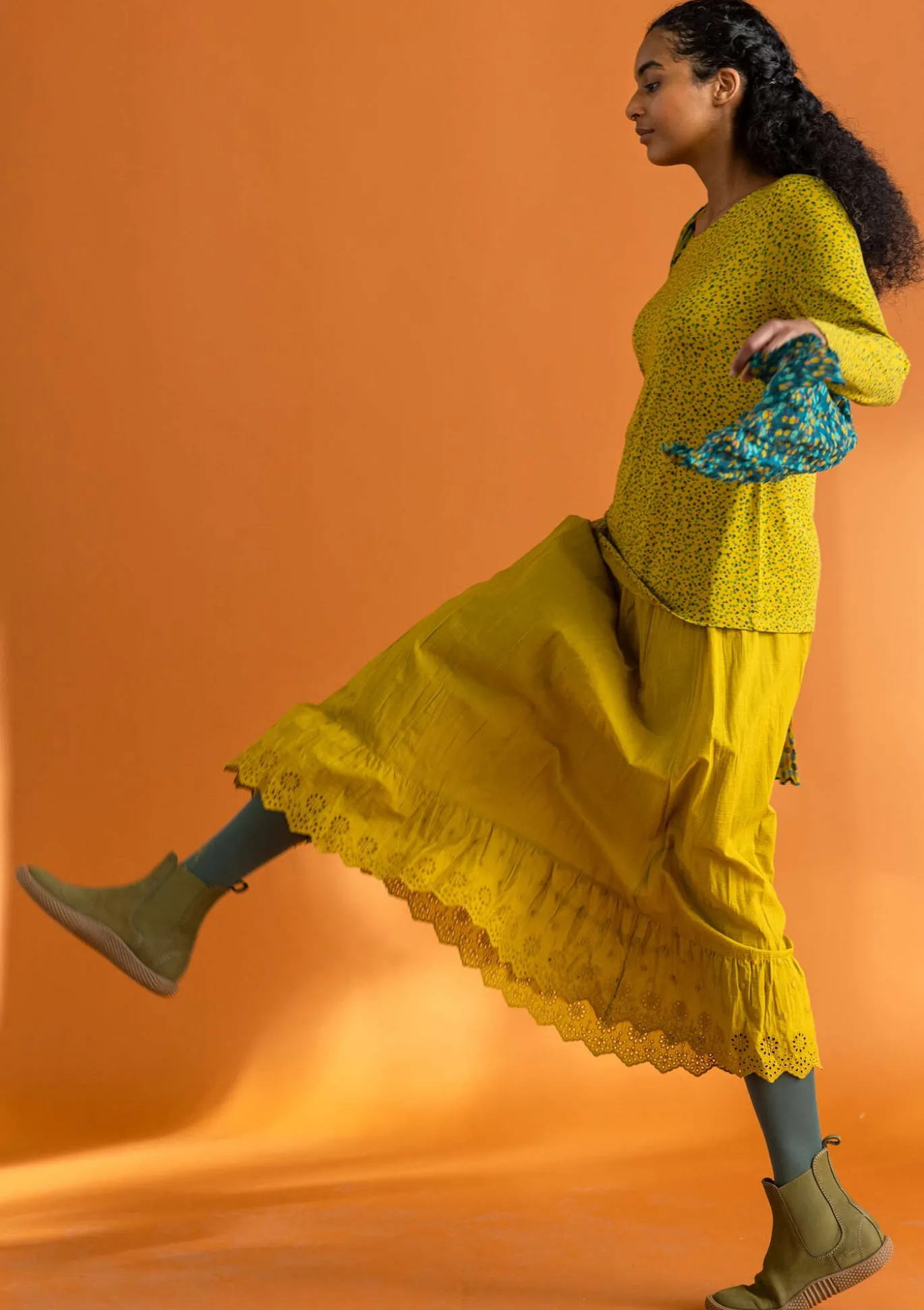 Unterrock aus Bio-Baumwollgewebe