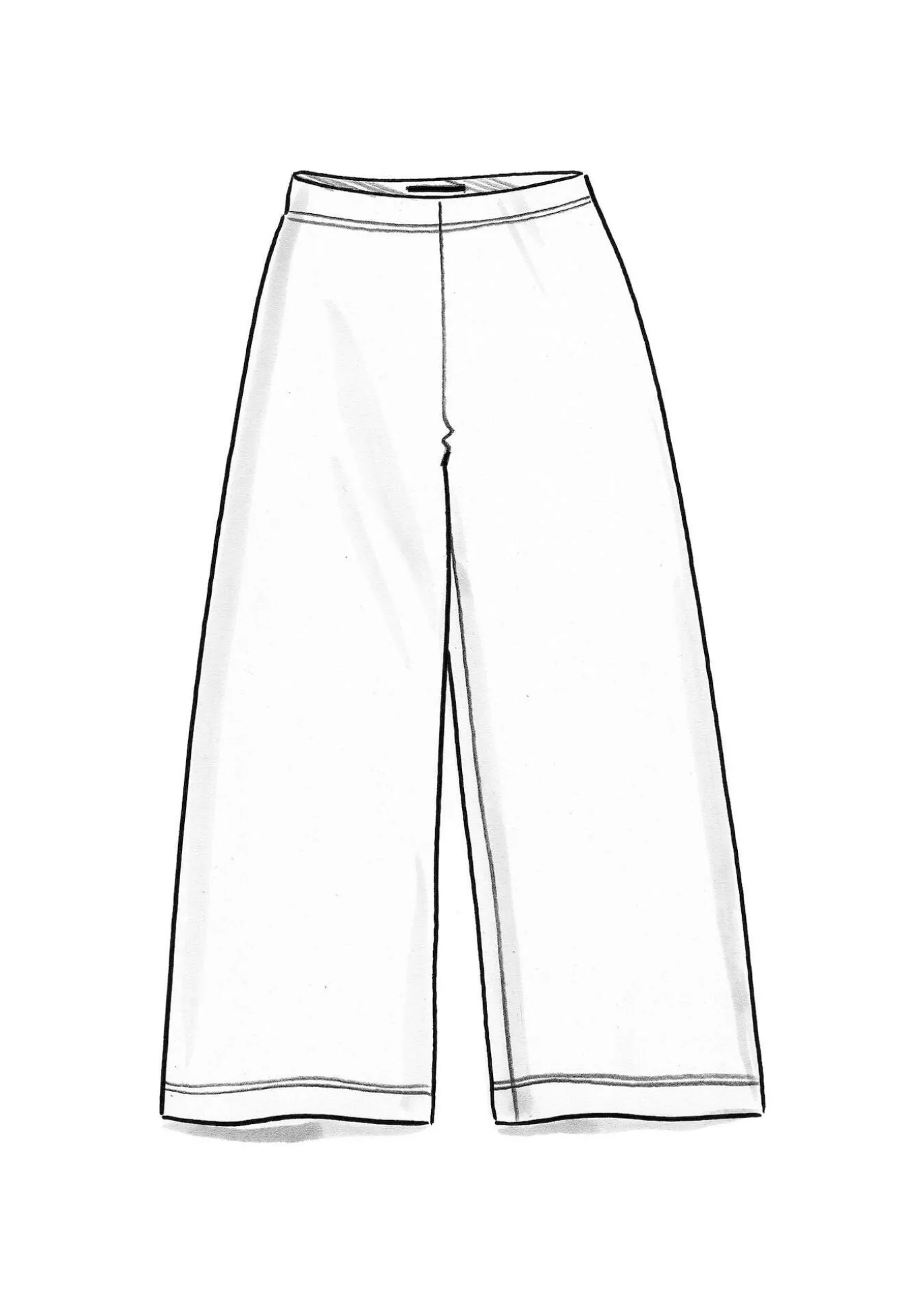 Velourshose aus Bio-Baumwolle/Recycling-Polyester