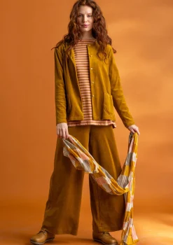 Velourshose aus Bio-Baumwolle/Recycling-Polyester