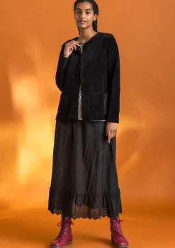 Veloursjacke aus Bio-Baumwolle/Recycling-Polyester