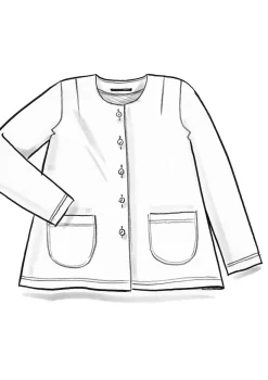 Veloursjacke aus Bio-Baumwolle/Recycling-Polyester