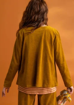 Veloursjacke aus Bio-Baumwolle/Recycling-Polyester