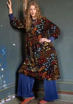 Velourskleid „Katla“ aus Bio-Baumwolle/Recycling-Polyester