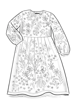 Velourskleid „Katla“ aus Bio-Baumwolle/Recycling-Polyester