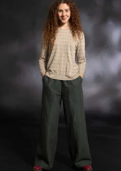 Webhose „Woodland“ aus Bio-Baumwolle/Leinen