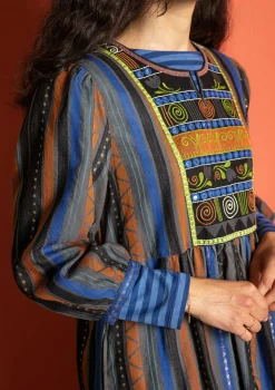 Webkleid „Jaipur“ aus Wolle/Baumwolle