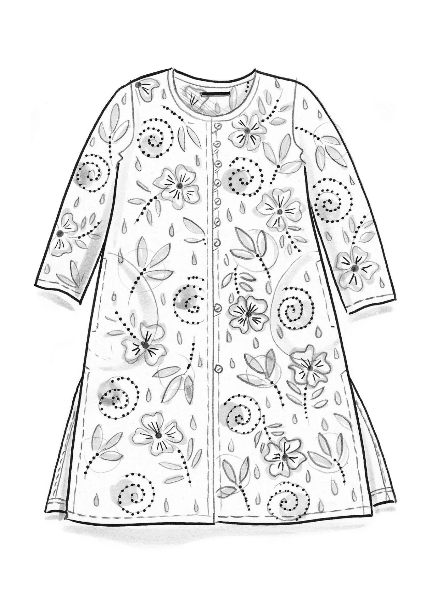 Webkleid „Kamala“ aus Bio-Baumwolle