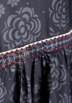 Webkleid „Kamelia“ aus Bio-Baumwolle/Seide