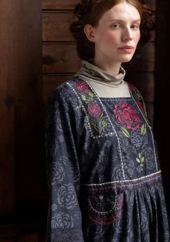 Webkleid „Kamelia“ aus Bio-Baumwolle/Seide