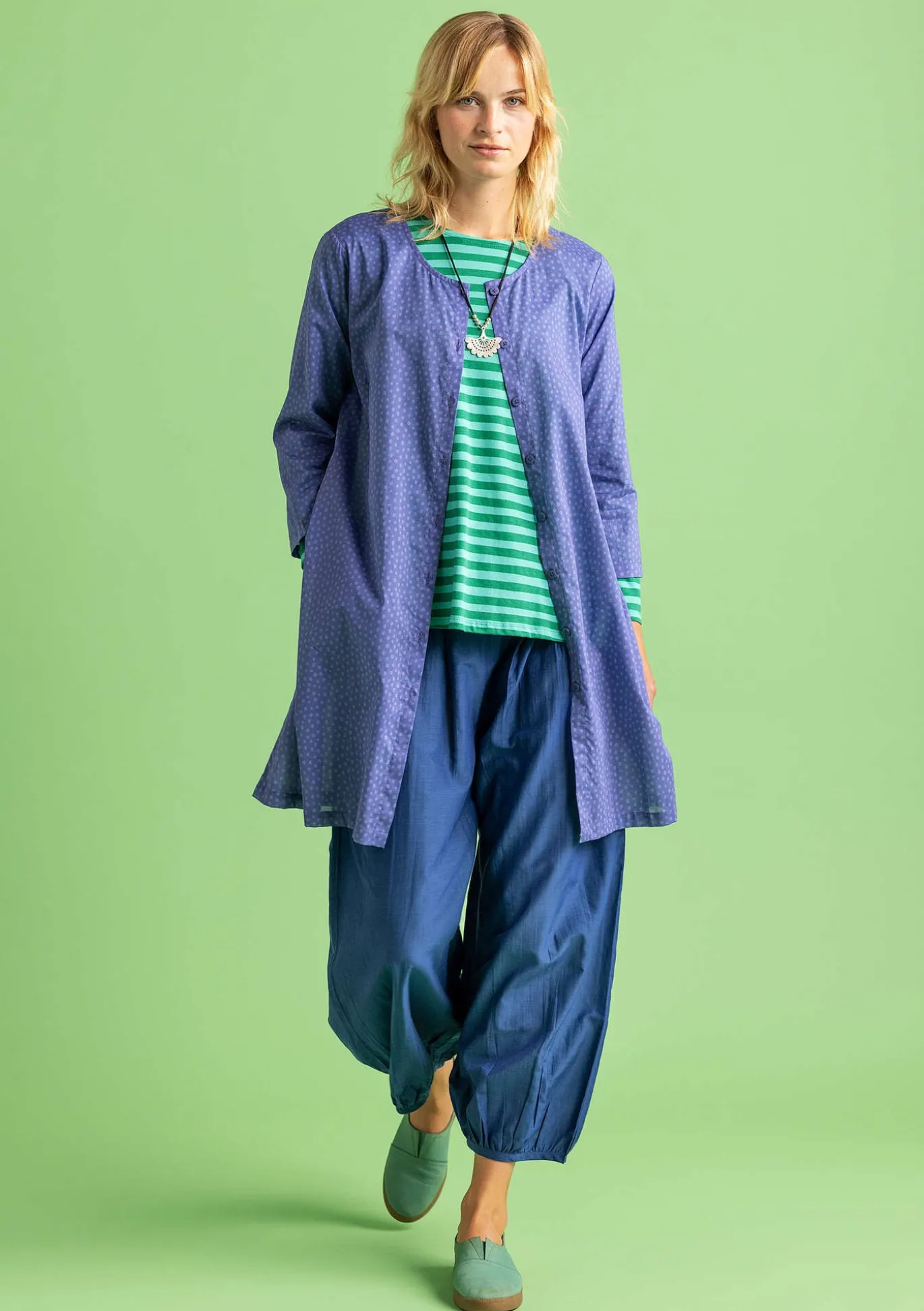 Webtunika „Monika“ aus Bio-Baumwolle