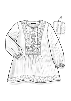 Webtunika „Wanja“ aus Bio-Baumwolle